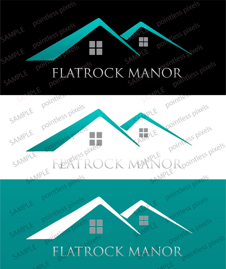 Logo Design by Pointless Pixels India for Flatrock Manor | Design #5358403