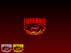 Inferno gourmet burger bar | Logo Design by ariana ariana