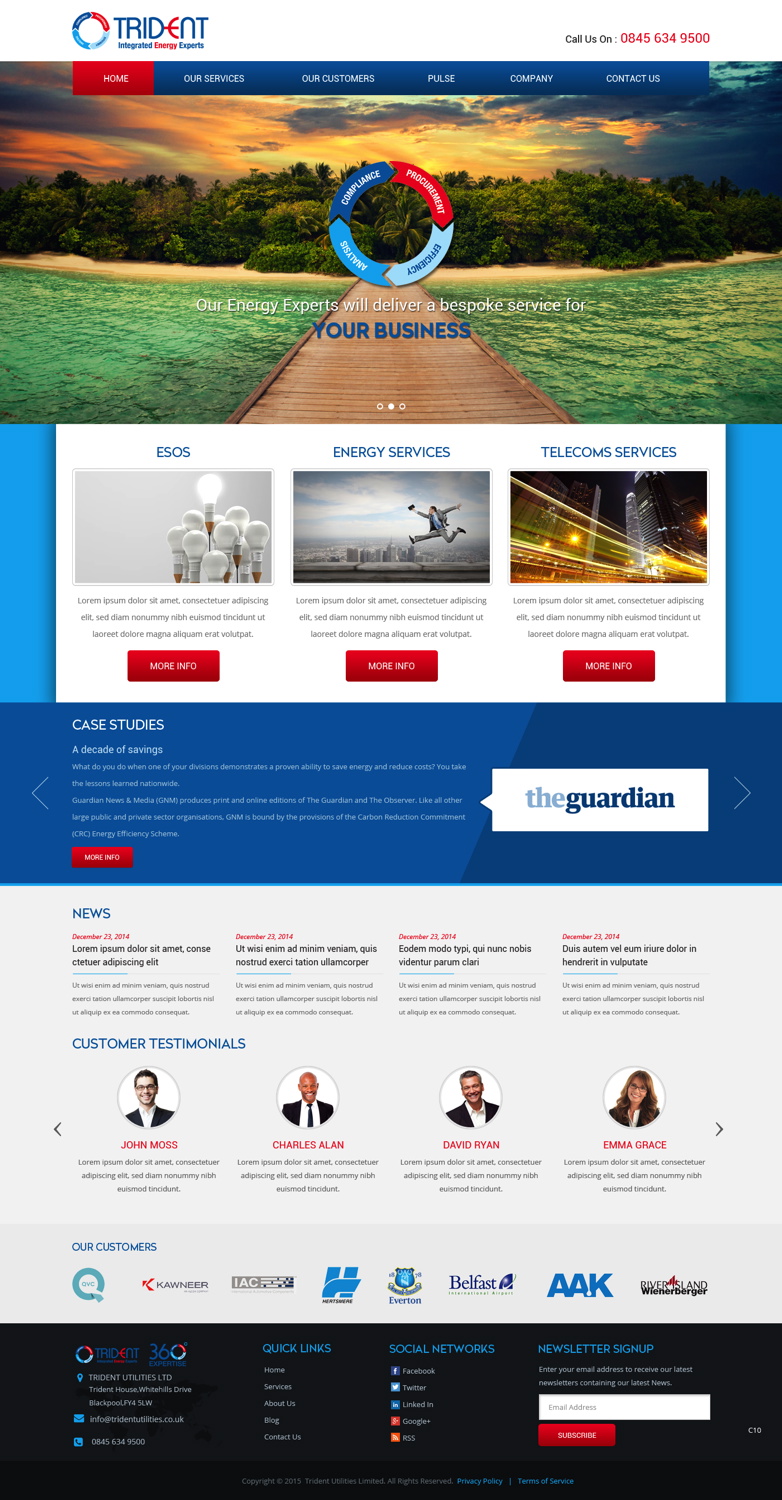 Web Design by pb for this project | Design #5342998
