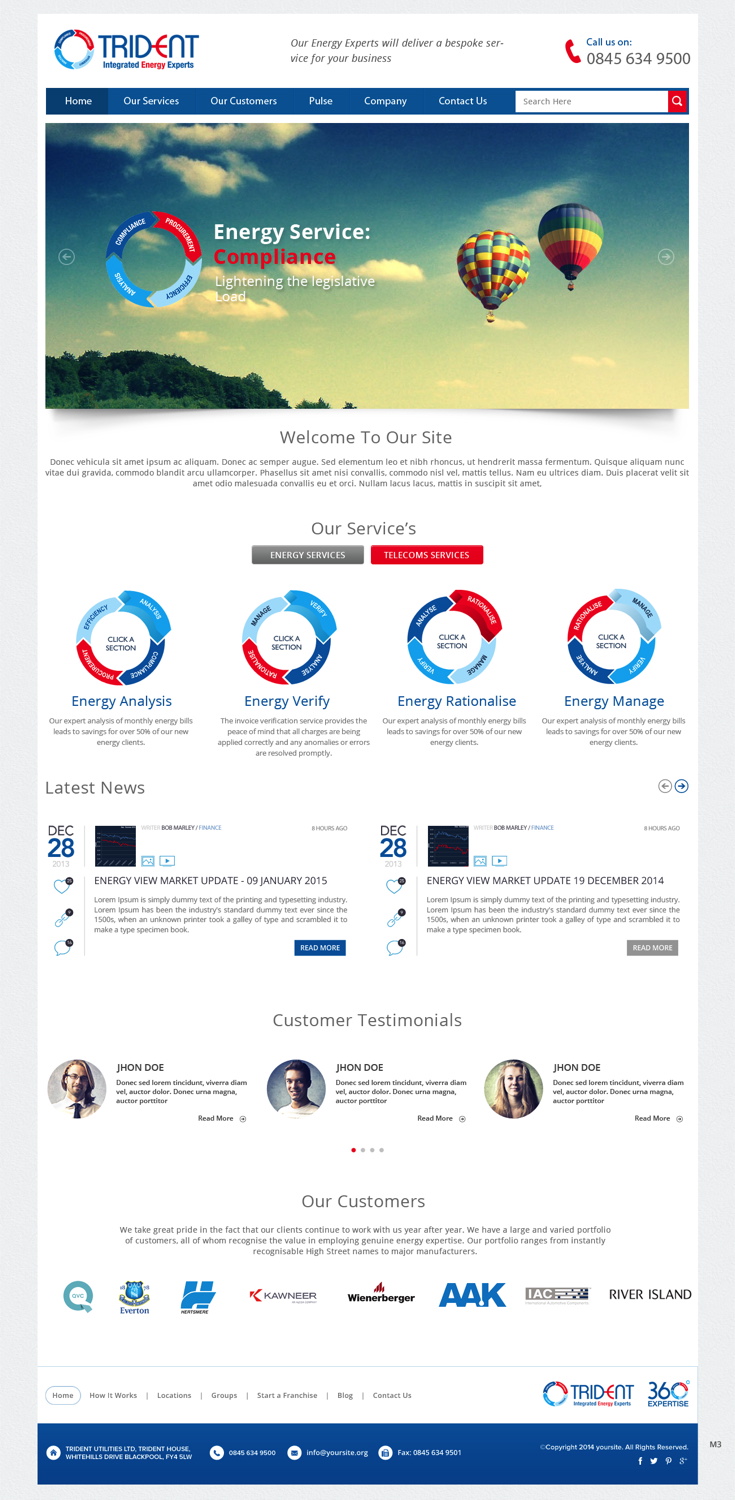 Web Design by pb for this project | Design #5343000