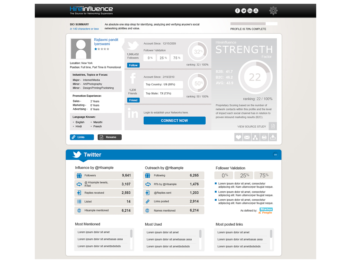 Graphic Design by Latest Design Ideas for HireInfluence, Inc. | Design #1486362