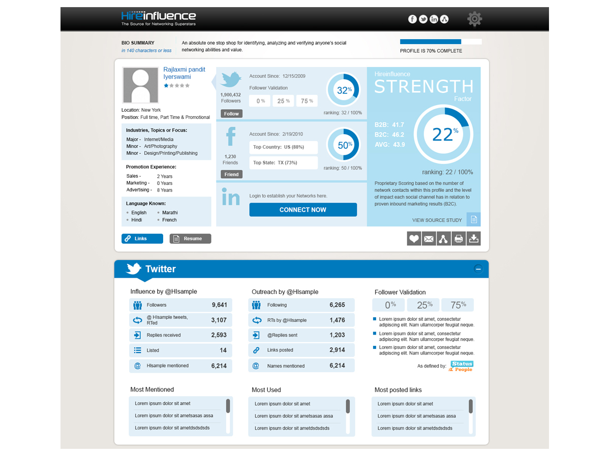 Graphic Design by Latest Design Ideas for HireInfluence, Inc. | Design #1486773