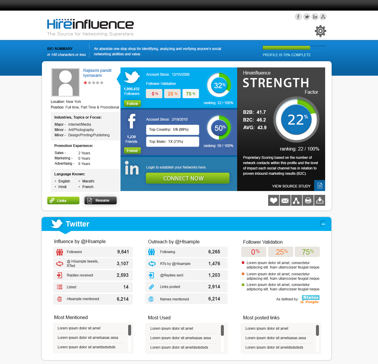Graphic Design by webxvision for HireInfluence, Inc. | Design #1480768