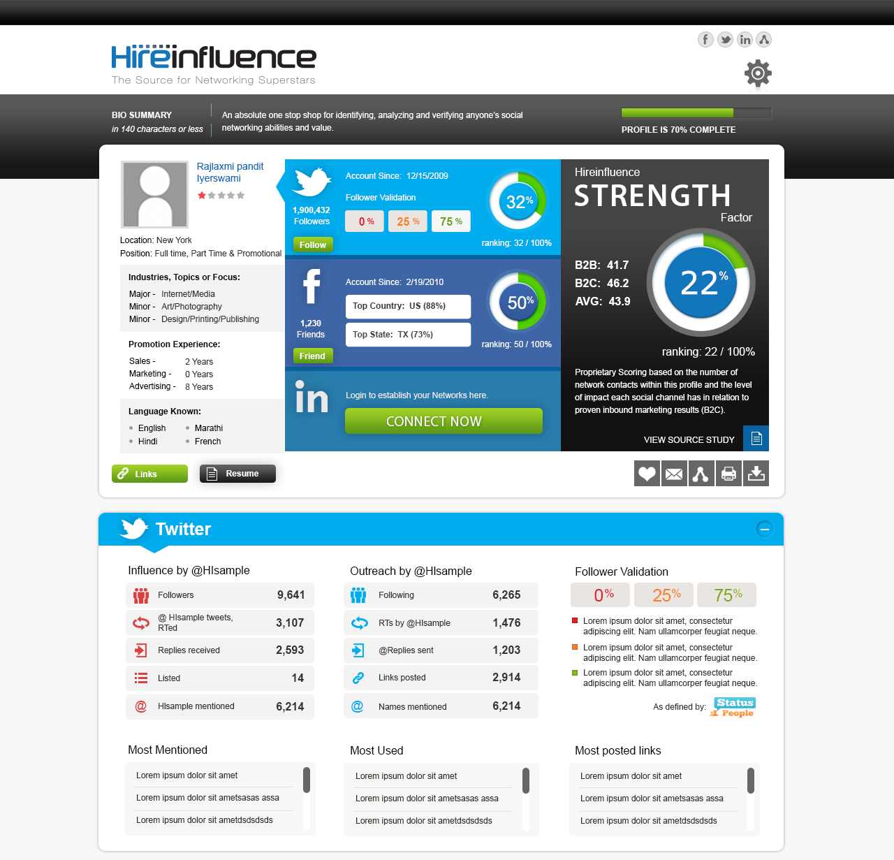 Graphic Design by webxvision for HireInfluence, Inc. | Design #1480770