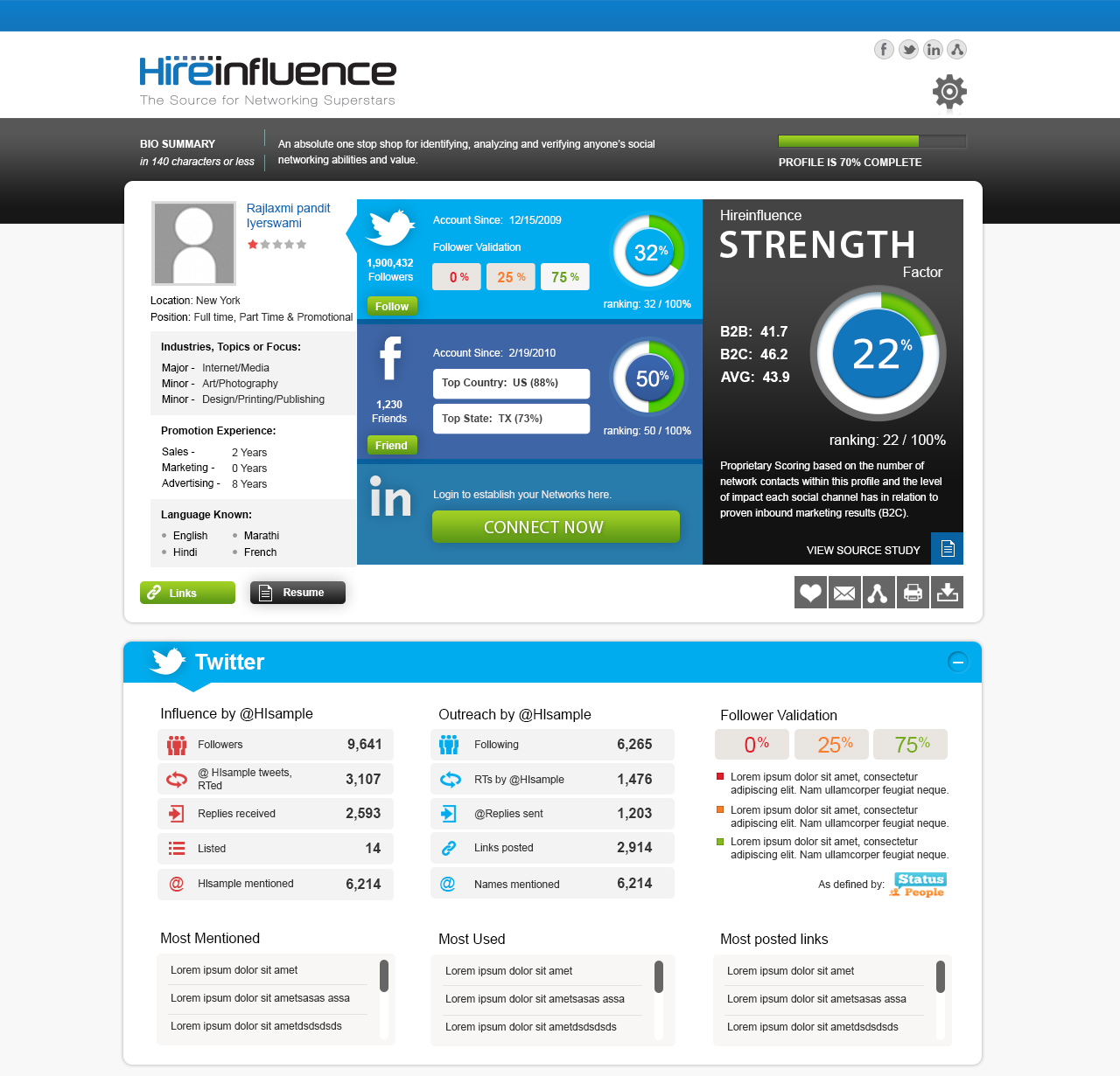 Graphic Design by webxvision for HireInfluence, Inc. | Design #1480774