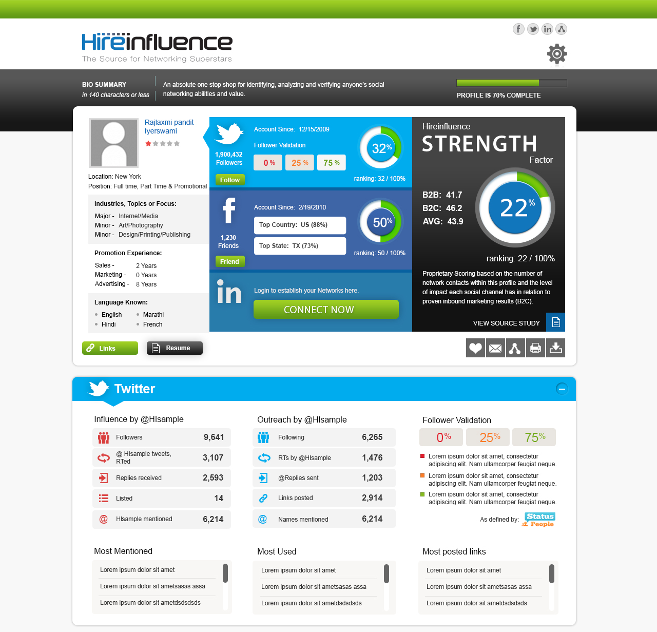 Graphic Design by webxvision for HireInfluence, Inc. | Design #1480776