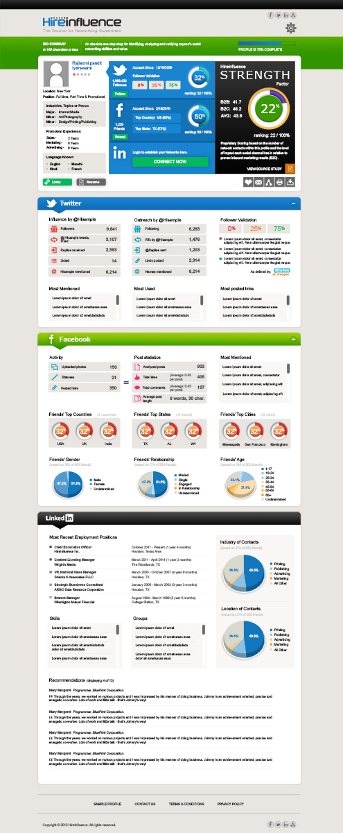 Design Graphique par Kr8ive Beat pour HireInfluence, Inc. | Design #1479050