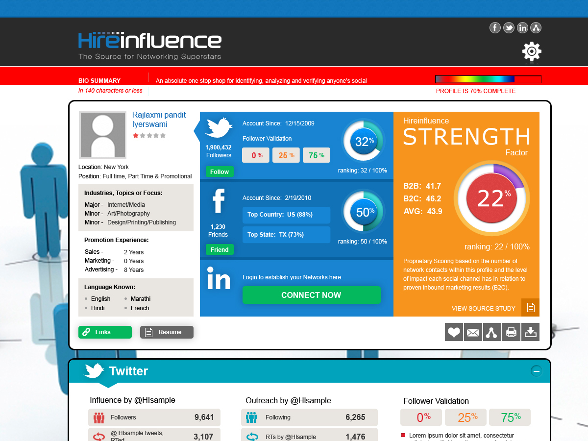Graphic Design by thugster30 for HireInfluence, Inc. | Design #1479484