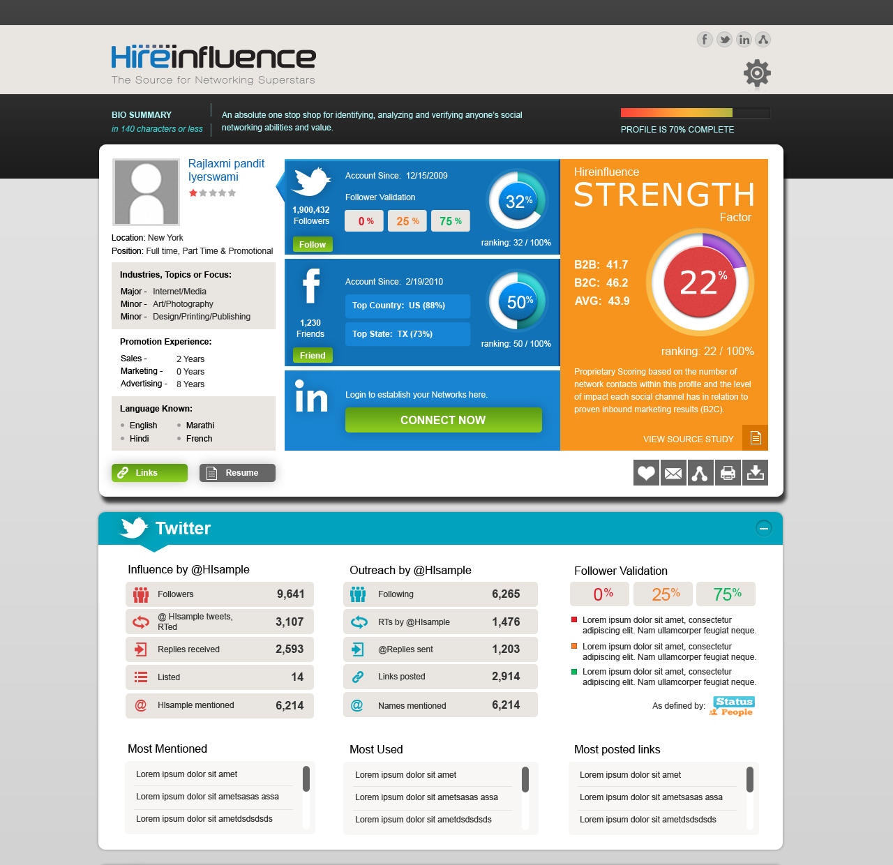 Graphic Design by Scorpius design for HireInfluence, Inc. | Design #1480986