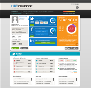 Graphic Design by Scorpius design for HireInfluence, Inc. | Design: #1480986