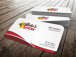 Diseño de Tarjeta de Presentación por szabist para AldoShow | Diseño: #5351003