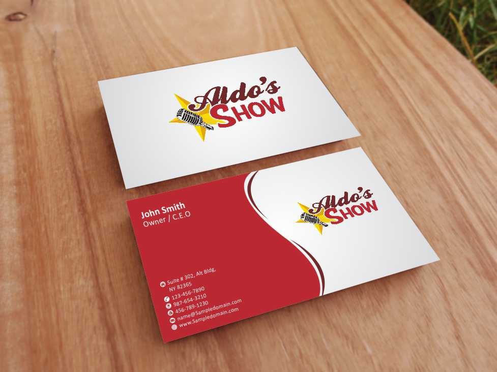 Visitenkarten-Design von szabist für AldoShow | Design #5351006