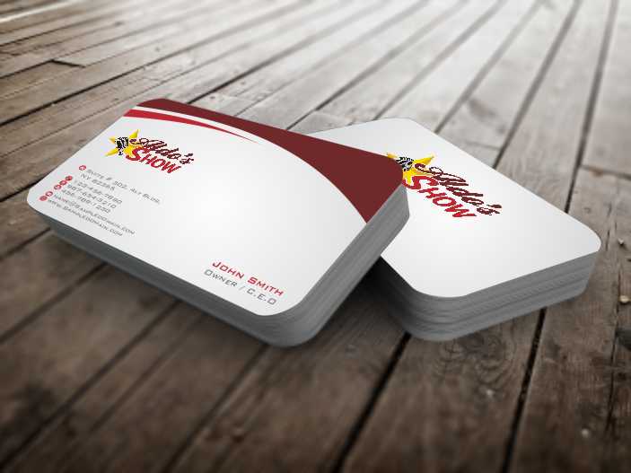 Business Card Design by szabist for AldoShow | Design #5351007