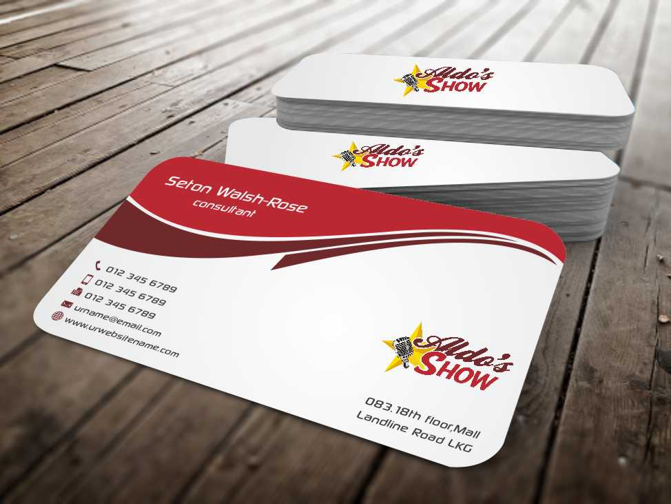 Diseño de Tarjeta de Presentación por szabist para AldoShow | Diseño #5351009