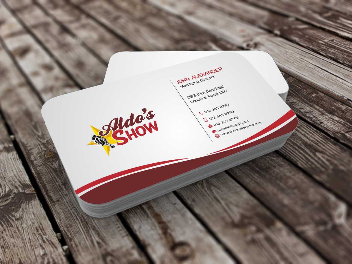 Design de Carte de Visite par szabist pour AldoShow | Design #5351010