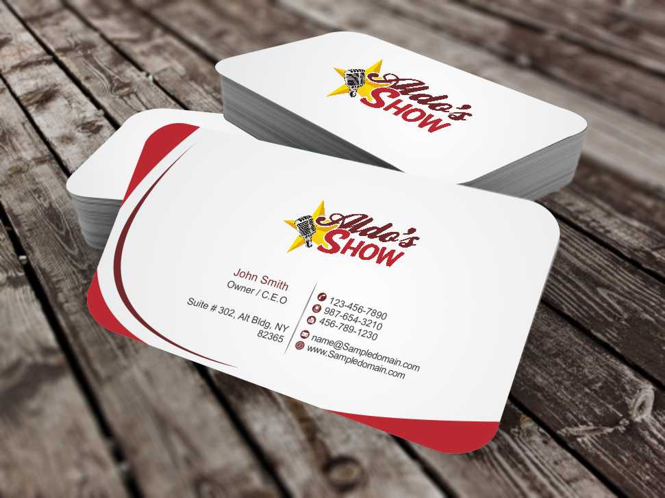 Diseño de Tarjeta de Presentación por szabist para AldoShow | Diseño #5351021
