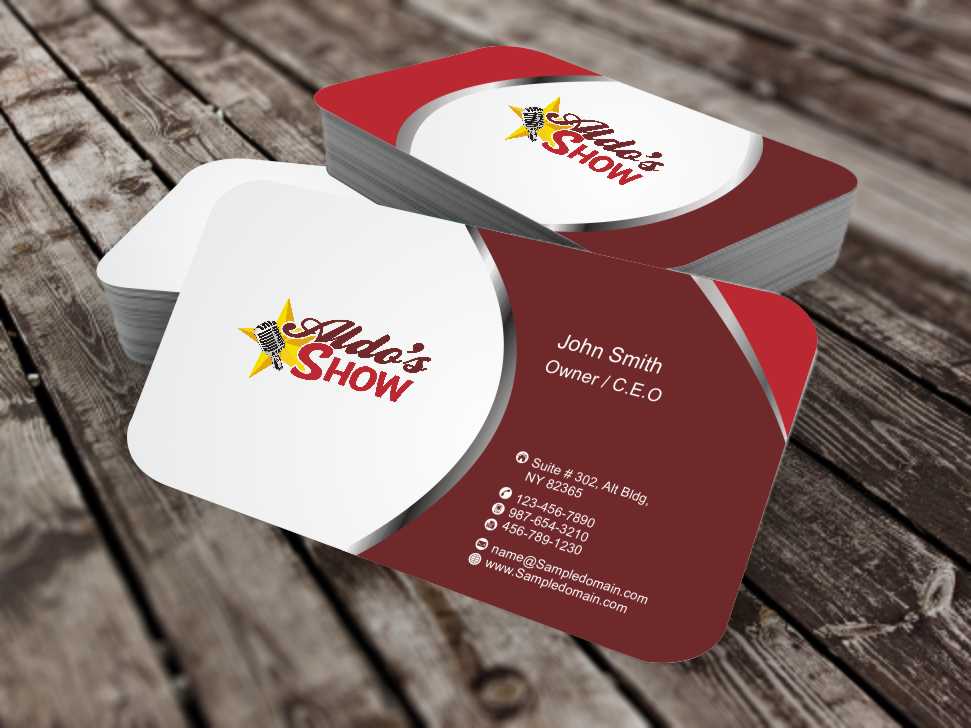 Business Card Design by szabist for AldoShow | Design #5351022