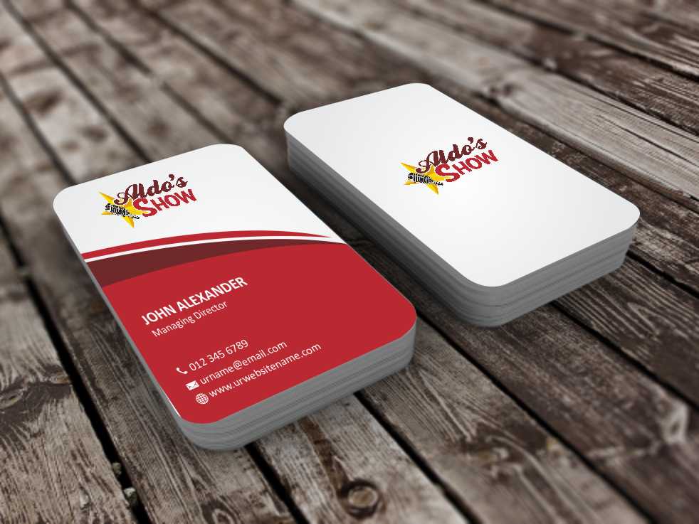 Business Card Design by szabist for AldoShow | Design #5351024