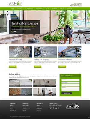Web Design by pb for this project | Design #5327533