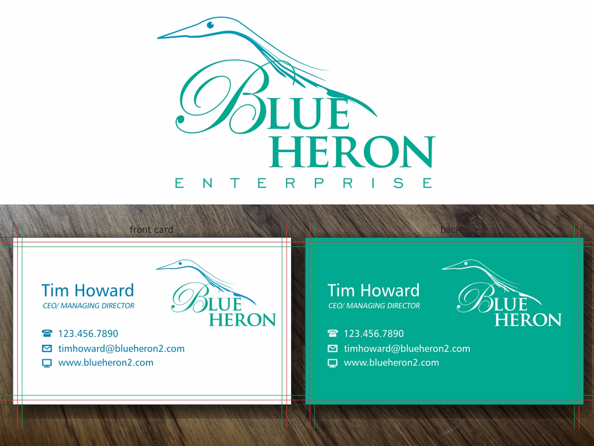 Logo Design by maverick for Blue Heron | Design #5313496