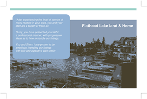Design de Carte Postale par lslstudio.design pour Flathead Lake Land & Home | Design #5355109