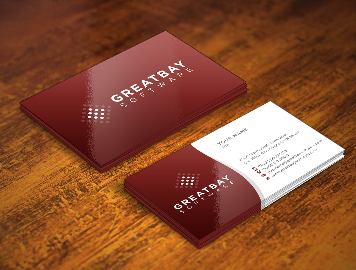 Business Card Design by INDIAN_Ashok for Great Bay Software | Design #5315528
