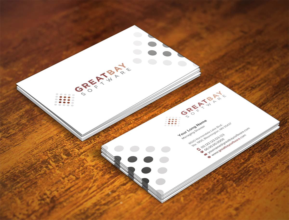 Business Card Design by INDIAN_Ashok for Great Bay Software | Design #5315534