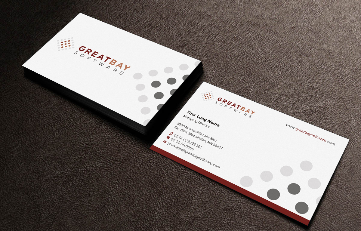 Diseño de Tarjeta de Presentación por INDIAN_Ashok para Great Bay Software | Diseño #5315537