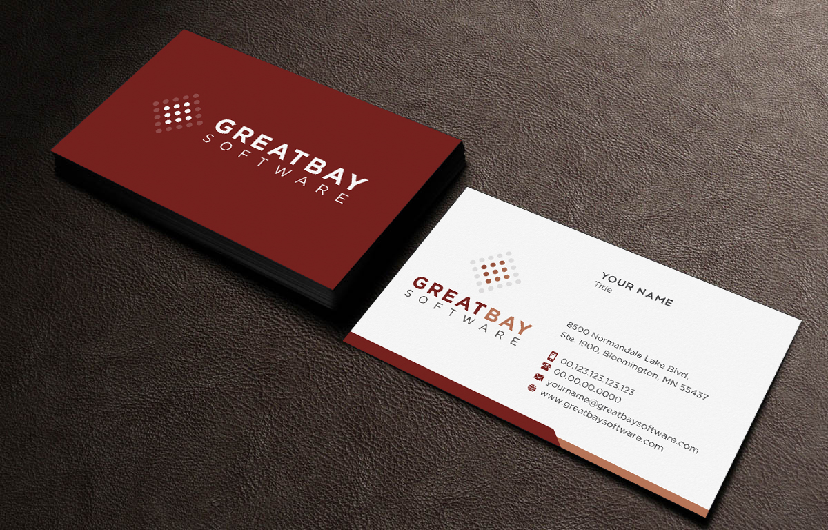 Business Card Design by INDIAN_Ashok for Great Bay Software | Design #5315539