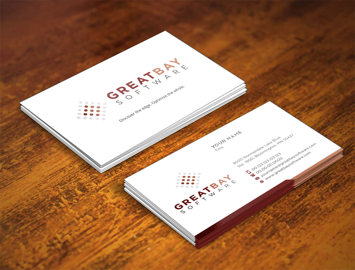 Business Card Design by INDIAN_Ashok for Great Bay Software | Design #5315547
