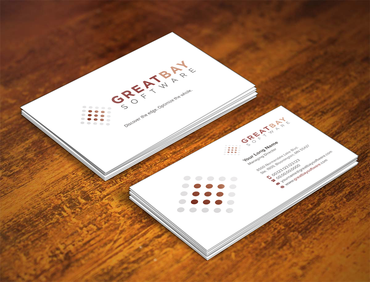 Business Card Design by INDIAN_Ashok for Great Bay Software | Design #5385243