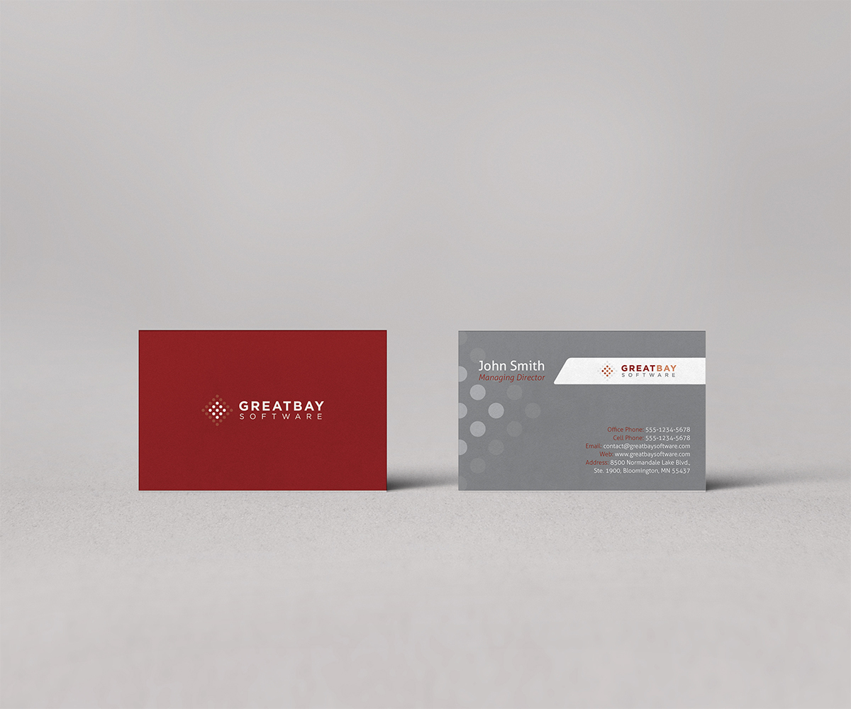 Business Card Design by Owtee-TheDreamer. for Great Bay Software | Design #5346270
