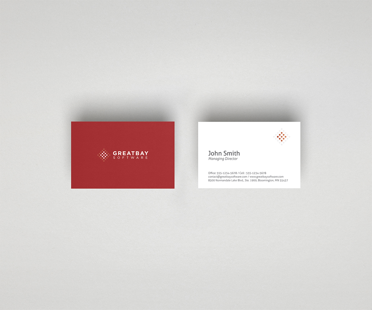 Diseño de Tarjeta de Presentación por Owtee-TheDreamer. para Great Bay Software | Diseño #5346967