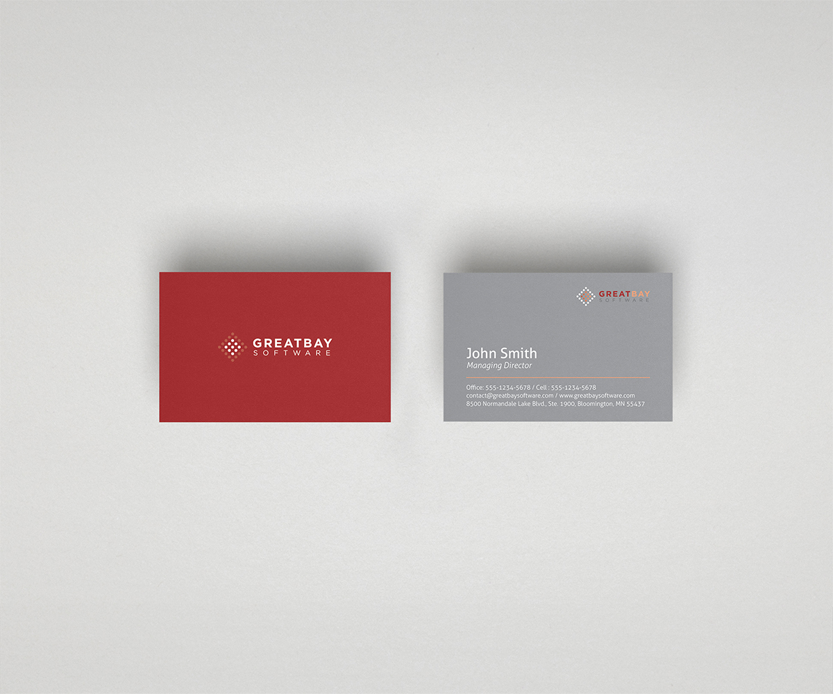 Diseño de Tarjeta de Presentación por Owtee-TheDreamer. para Great Bay Software | Diseño #5347413