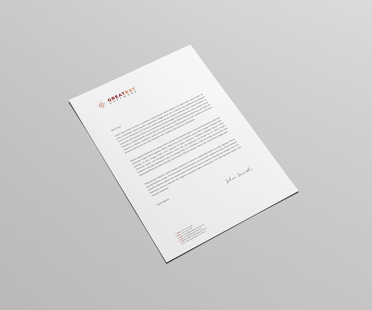 Diseño de Tarjeta de Presentación por Owtee-TheDreamer. para Great Bay Software | Diseño #5386498