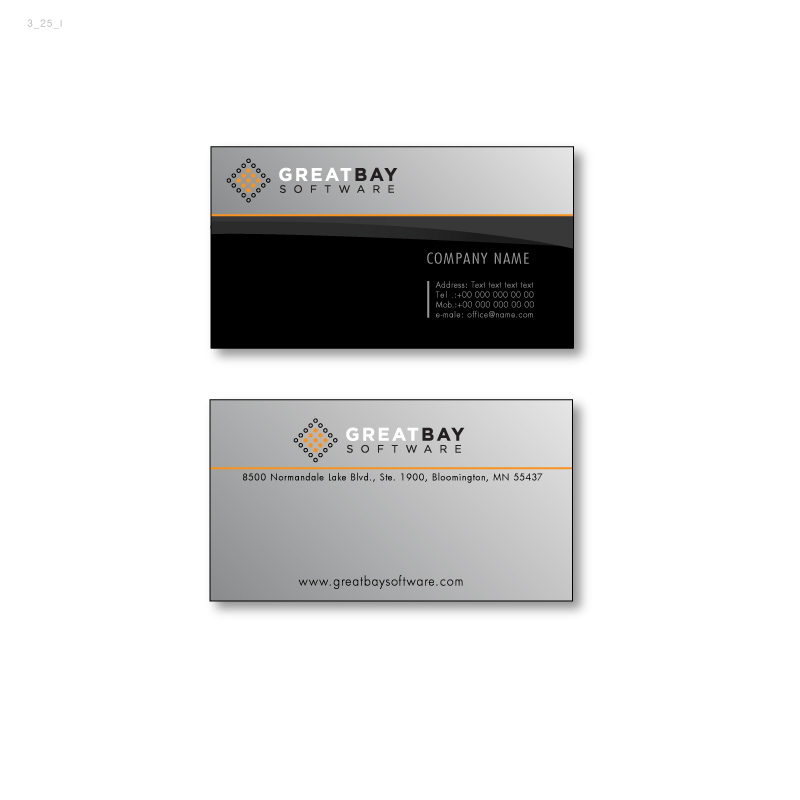Visitenkarten-Design von instudio für Great Bay Software | Design #5390743