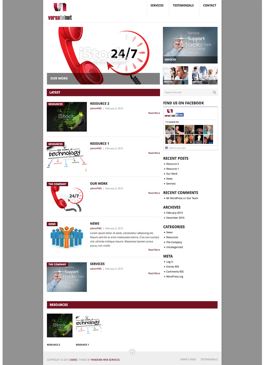 WordPress-Design von PandoraWebS für dieses Projekt | Design #5402964