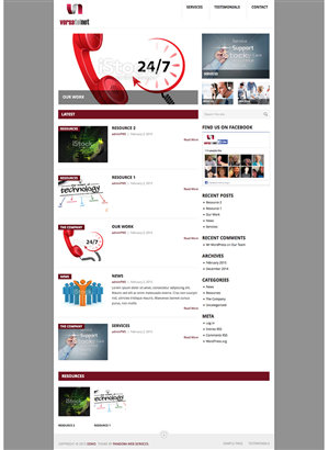 Wordpress Design by PandoraWebS
