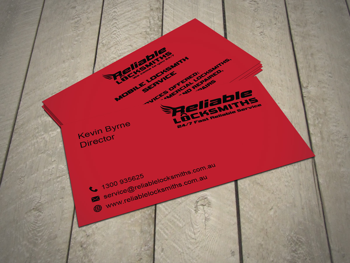 Business Card Design by dell95 for reliable locksmiths | Design #5323766