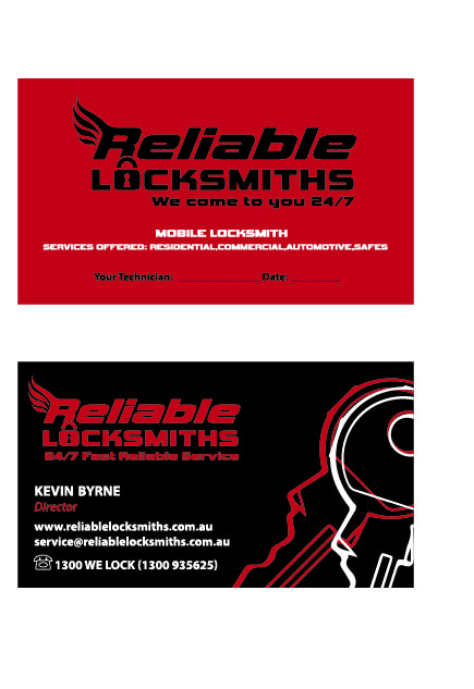 Business Card Design by john.b_3189 for reliable locksmiths | Design #5313906