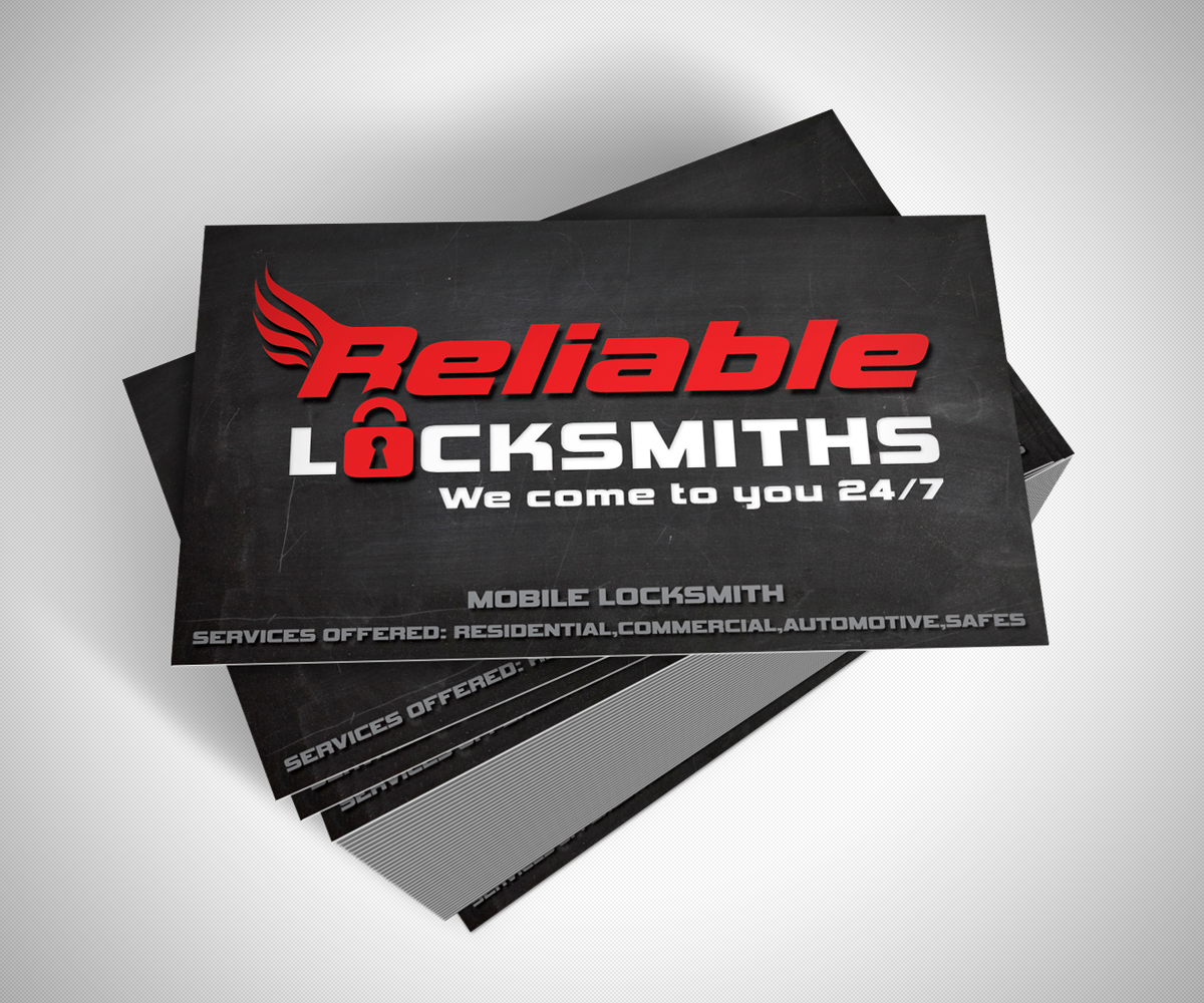 Business Card Design by neboica for reliable locksmiths | Design #5356538