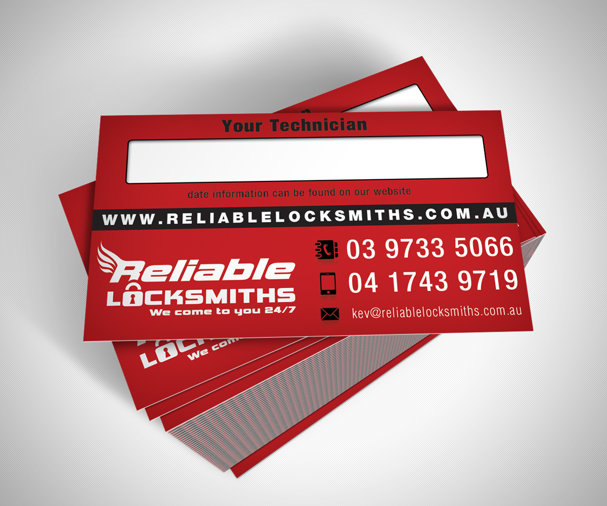 Business Card Design by neboica for reliable locksmiths | Design #5356889