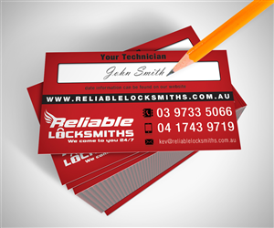 Business Card Design by Nebojsa Aleksic for reliable locksmiths | Design #5360646