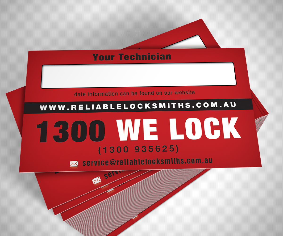 Design de Carte de Visite par neboica pour reliable locksmiths | Design #5386944