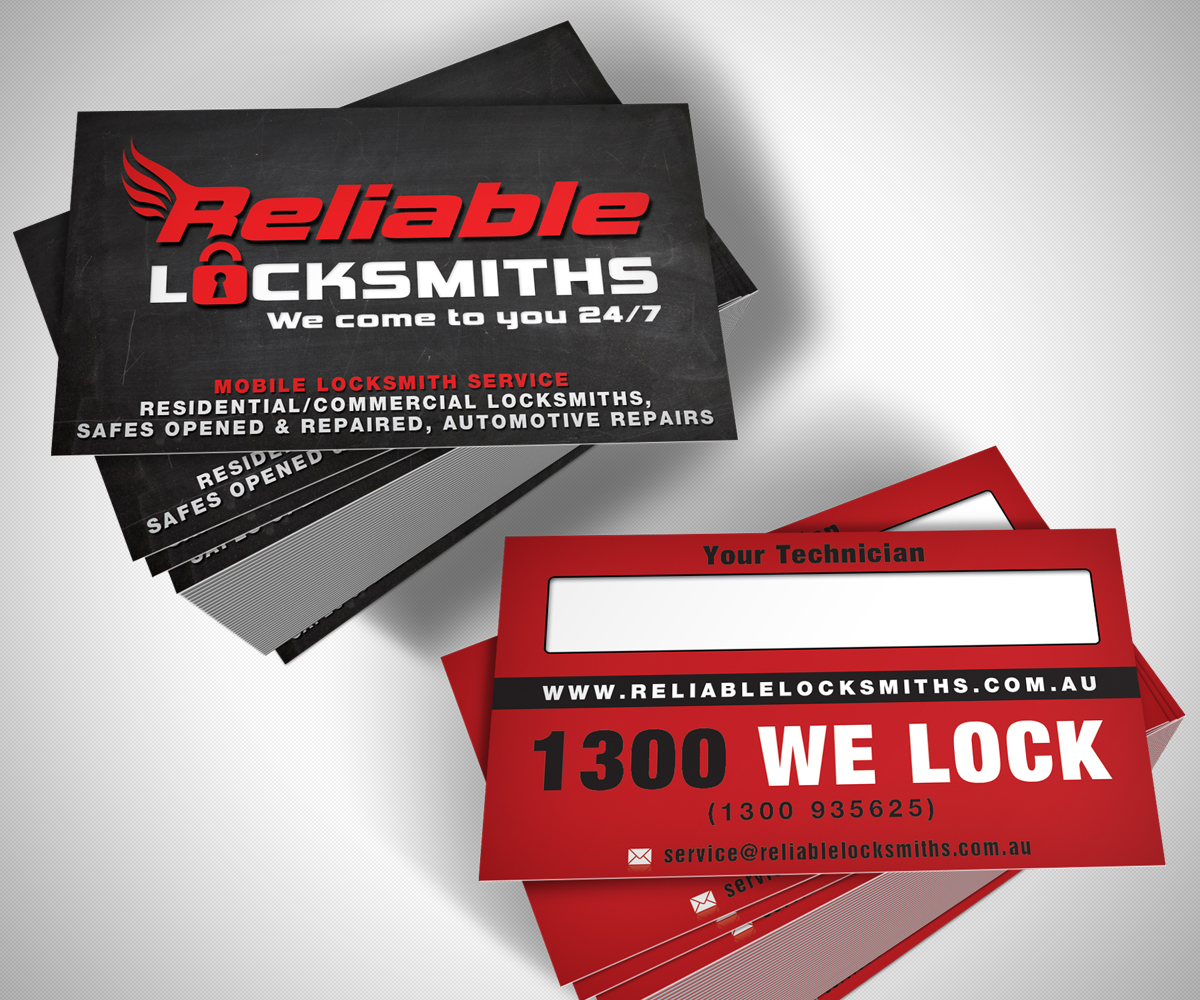 Business Card Design by neboica for reliable locksmiths | Design #5398173