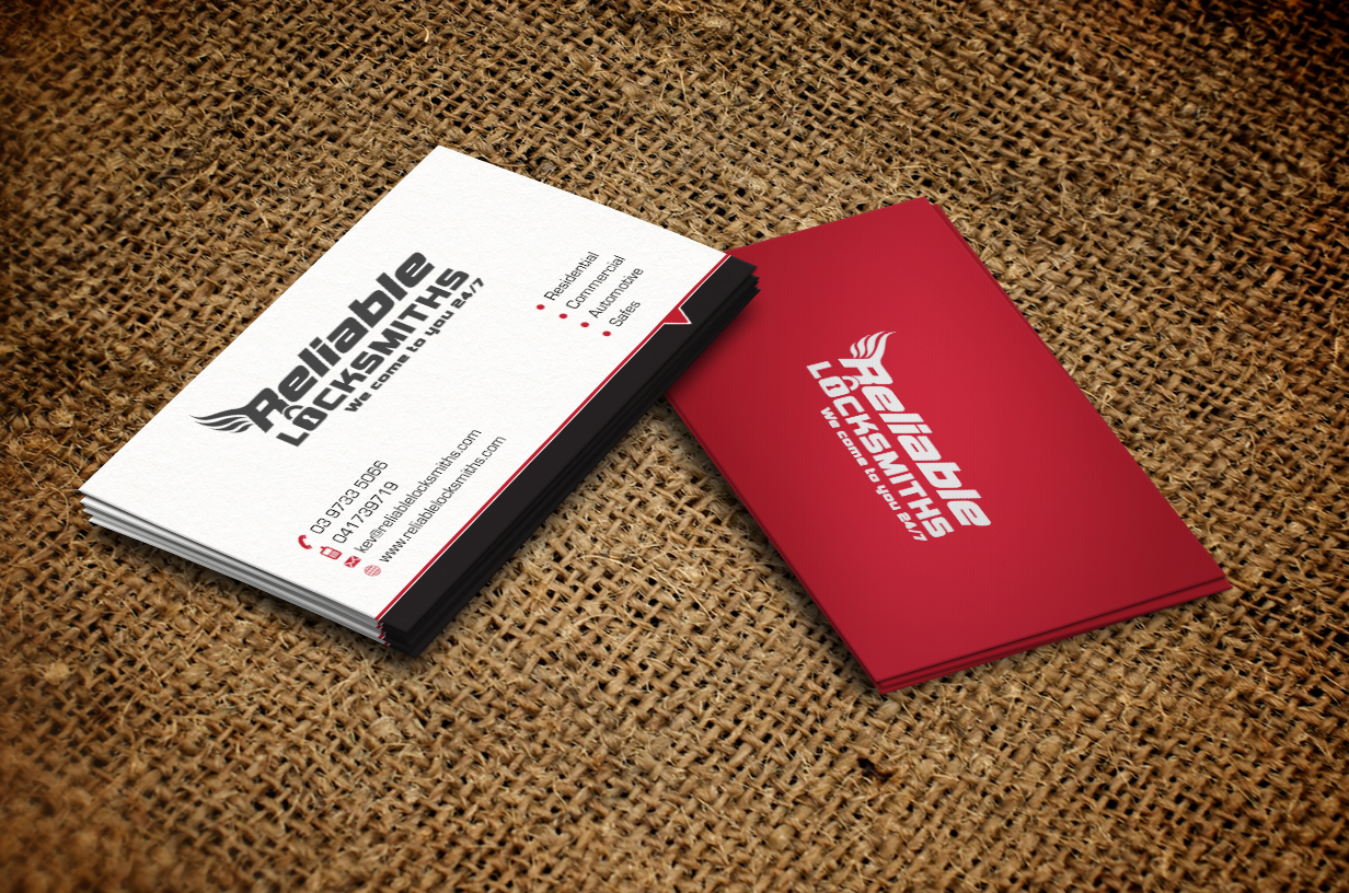 Business Card Design by Design'nteam for reliable locksmiths | Design #5380386