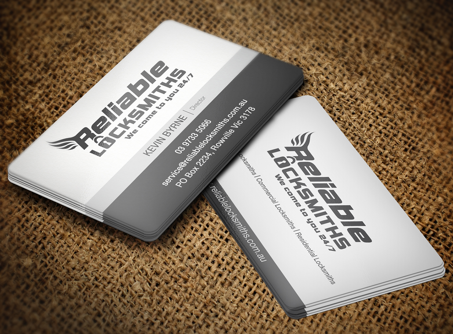 Business Card Design by Lanka Ama for reliable locksmiths | Design #5323285