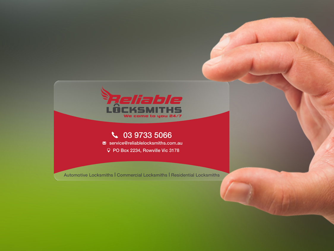 Business Card Design by Lanka Ama for reliable locksmiths | Design #5330668