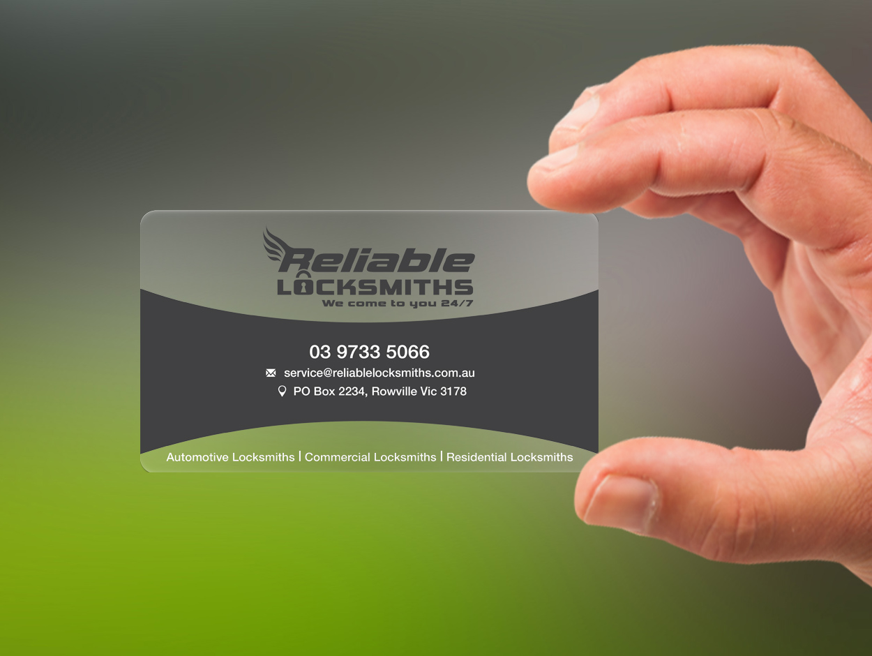 Business Card Design by Lanka Ama for reliable locksmiths | Design #5330679