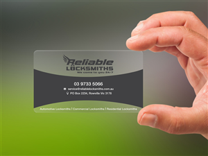 Business Card Design by Lanka Ama for reliable locksmiths | Design: #5330679